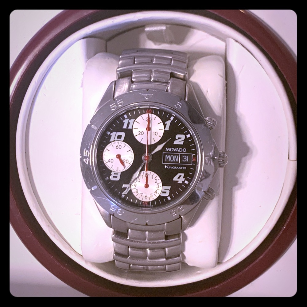 Movado Watch - Movado Kingmatic Valjoux 7750